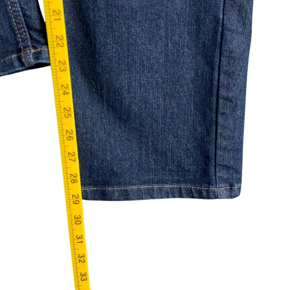 Arizona Jean Co Boys 16 Husky Blue Denim Jeans Adjustable Waist Straight Leg‎